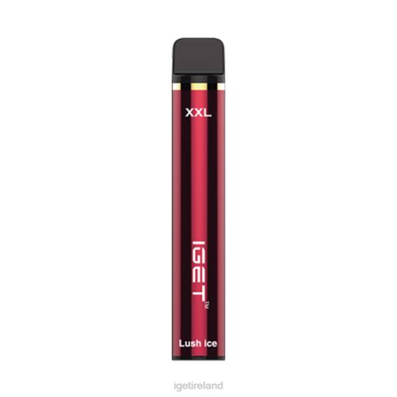 Nicotine Free IGET shop XXL 1800 Puffs P80R366 Lush Ice