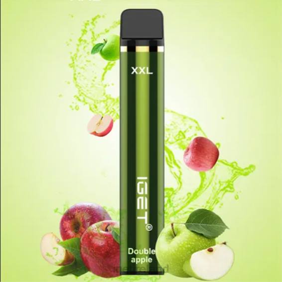 IGET bar Ireland XXL - 1800 PUFFS P80R512 Double Apple