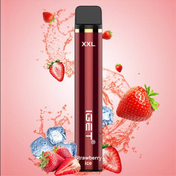 IGET bar nicotine content XXL - 1800 PUFFS P80R539 Strawberry Ice