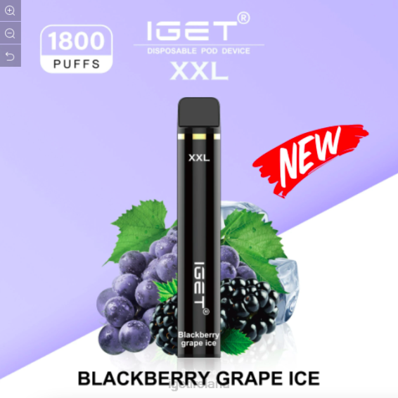 IGET store XXL - 1800 PUFFS P80R597 Blackberry Grape Ice