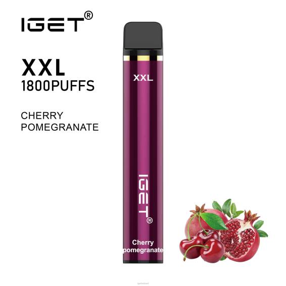 IGET bar Ireland XXL P80R50 Cherry Pomegranate