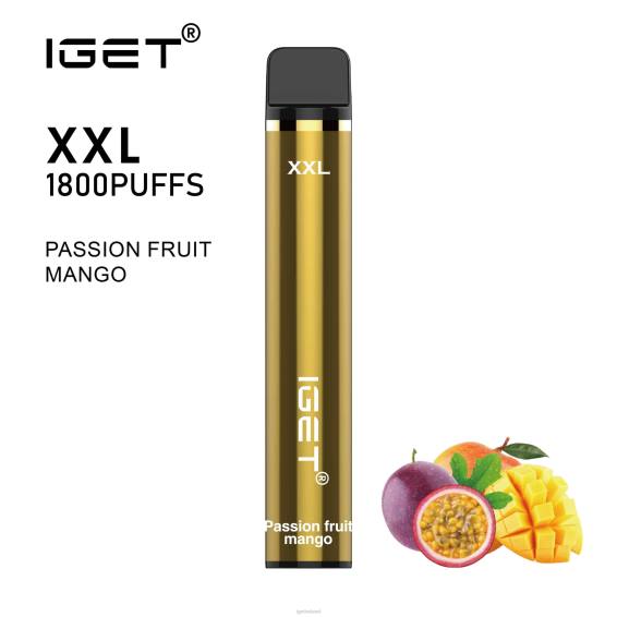 IGET bar Ireland XXL P80R68 Passion Fruit Mango