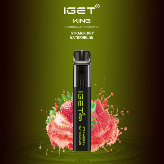 IGET bar shop KING - 2600 PUFFS P80R610 Strawberry Watermelon