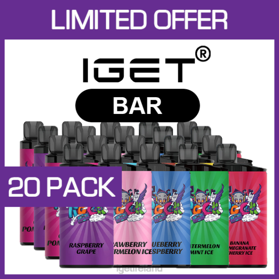 IGET store BAR - 3500 PUFFS - 20 PACK P80R483