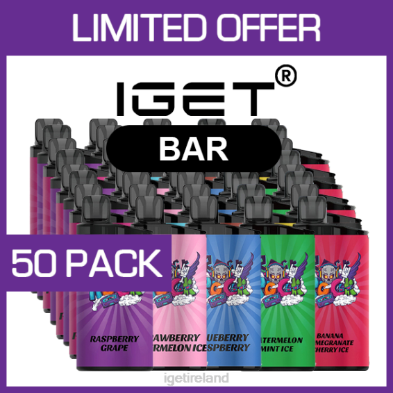 IGET shop BAR - 3500 PUFFS - 50 PACK P80R482