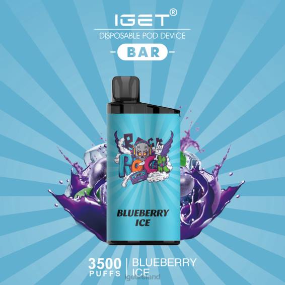 IGET bar BAR - 3500 PUFFS P80R525 Blueberry Ice