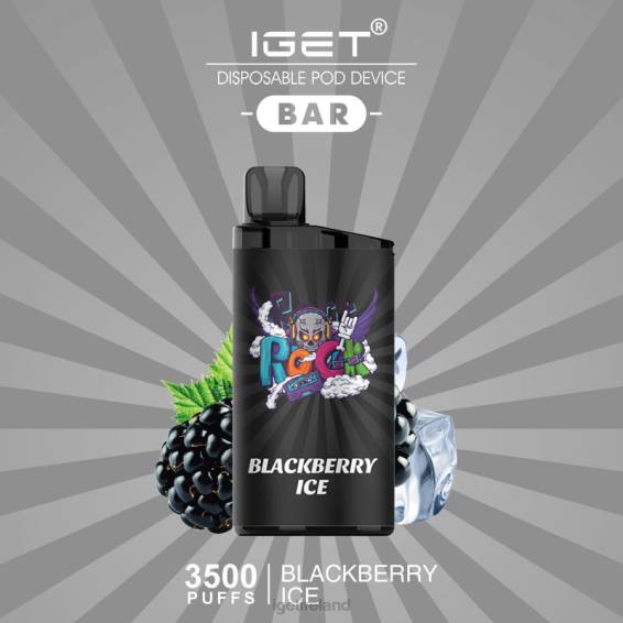 IGET bar shop BAR - 3500 PUFFS P80R540 Blackberry Ice