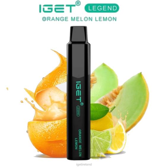 IGET store LEGEND - 4000 PUFFS P80R602 Orange Melon Lemon