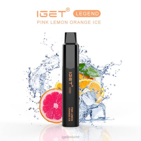 IGET bar Ireland LEGEND - 4000 PUFFS P80R629 Pink Lemon Orange Ice