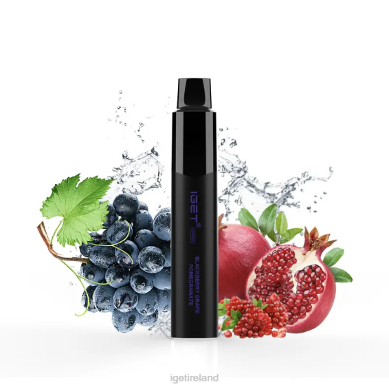 IGET vape Legend 4000 Puffs P80R341 Blackberry Grape Pomegranate