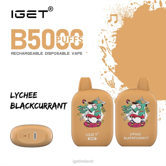 IGET bar B5000 P80R309 Lychee Blackcurrant