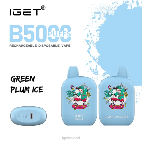 IGET shop B5000 P80R311 Green Plum Ice