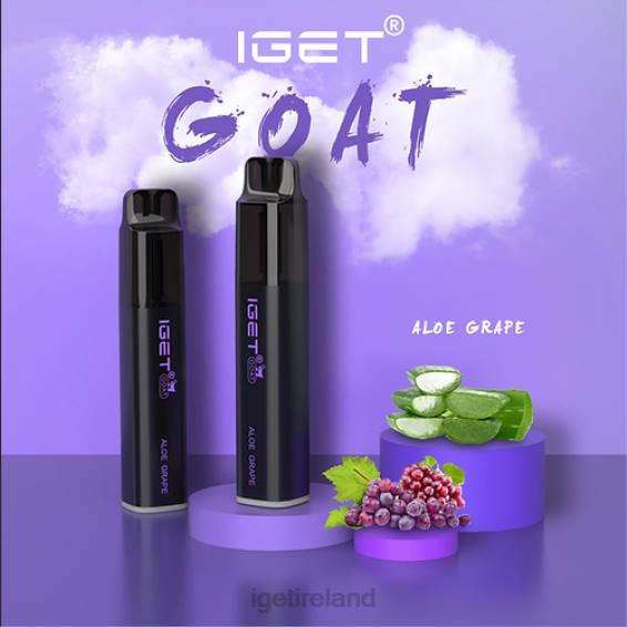 IGET vape GOAT - 5000 PUFFS P80R486 Aloe Grape