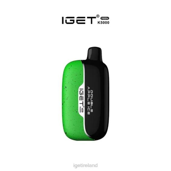 IGET bar nicotine content MOON - 5000 PUFFS P80R546 Double Apple Ice