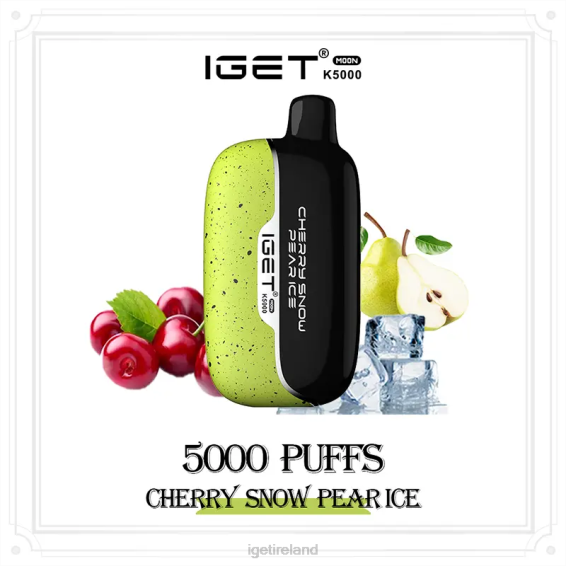 IGET shop Moon 5000 Puffs P80R215 Cherry Snow Pear Ice