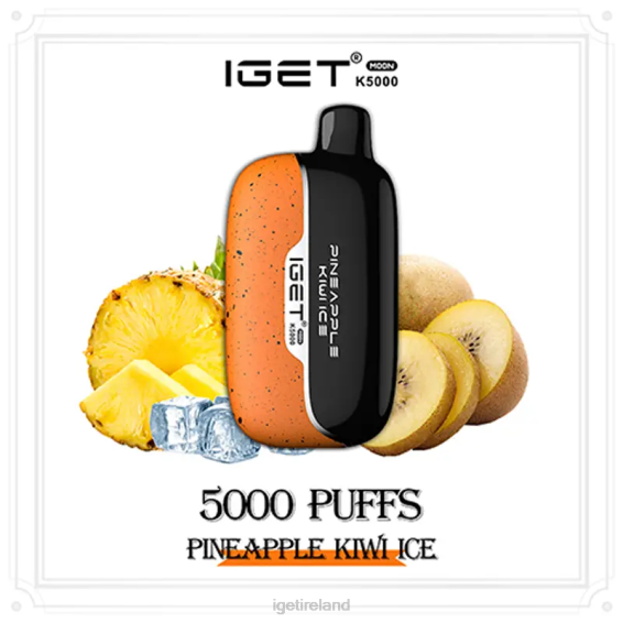 IGET shop Moon 5000 Puffs P80R224 Pineapple Kiwi Ice