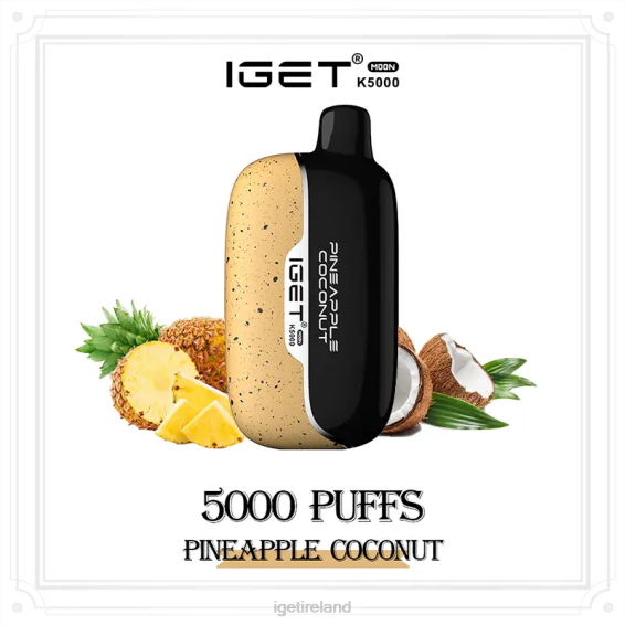 IGET bar store Moon 5000 Puffs P80R226 Pineapple Coconut