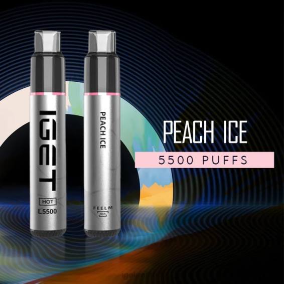 IGET bar shop HOT - 5500 PUFFS P80R445 Peach Ice