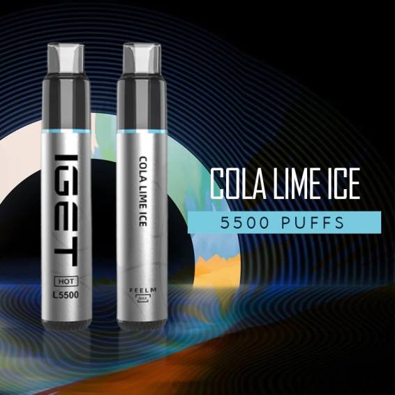 IGET vape HOT - 5500 PUFFS P80R521 Cola Lime Ice