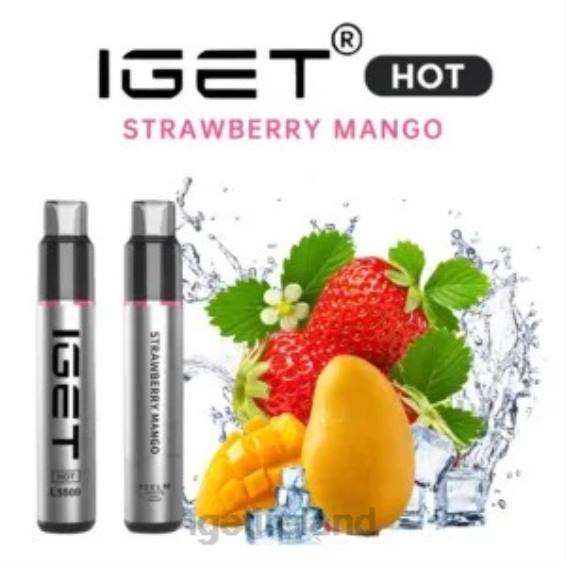 IGET store HOT - 5500 PUFFS P80R556 Strawberry Mango