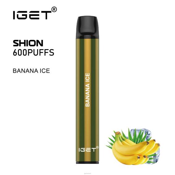 3 x IGET vape Shion P80R2 Banana Ice