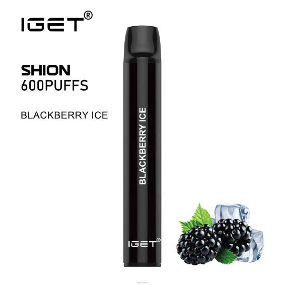 3 x IGET vape Ireland Shion P80R3 Blackberry Ice