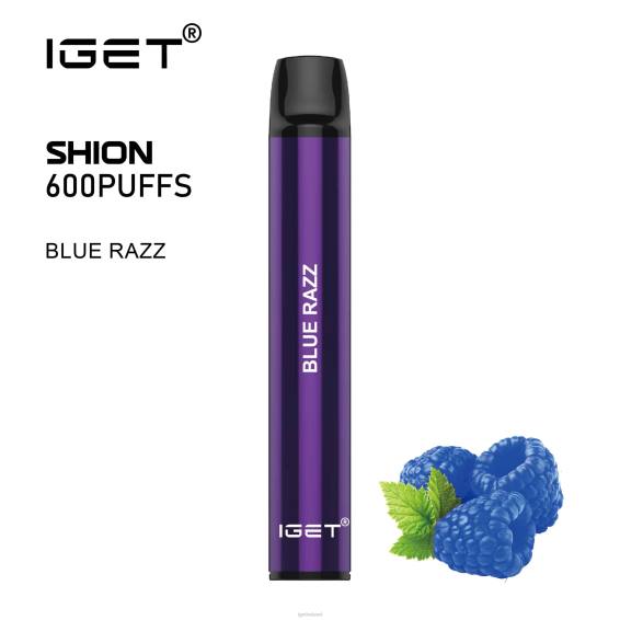 3 x IGET bar Shion P80R5 Blue Razz