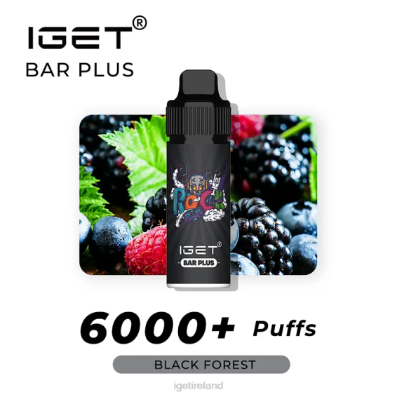 IGET bar BAR PLUS - 6000 PUFFS P80R563 Black Forest