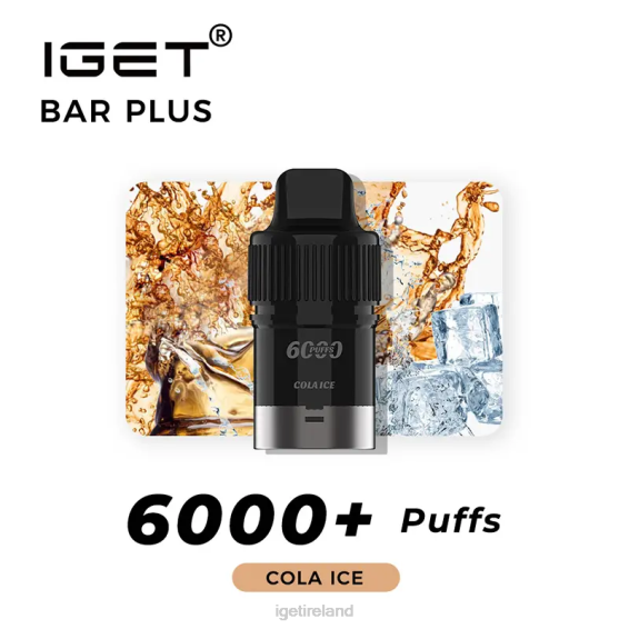 IGET vape Bar Plus Pod 6000 Puffs P80R263 Cola Ice